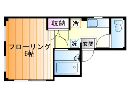 SOビル(1K/3階)の間取り写真