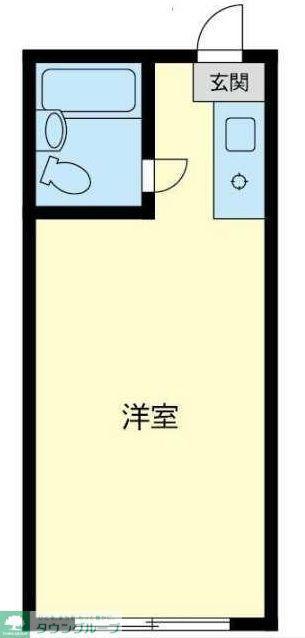 パレーシャル湘南館II(ワンルーム/1階)の間取り写真
