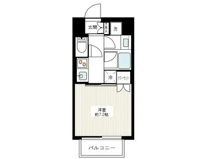 サンウッド錦糸町フラッツ(1K/10階)の間取り写真