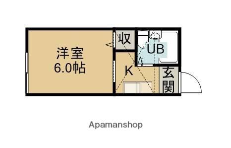 コーポM&I 1号棟(1K/1階)の間取り写真