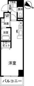 アリオーラ西梅田(1K/7階)の間取り写真