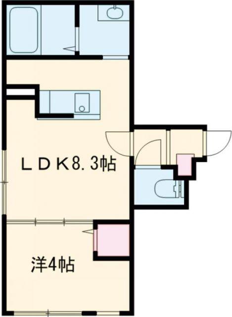 和AIOI(1LDK/1階)の間取り写真