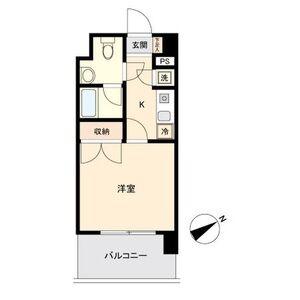 CONDE藤が丘(1K/4階)の間取り写真