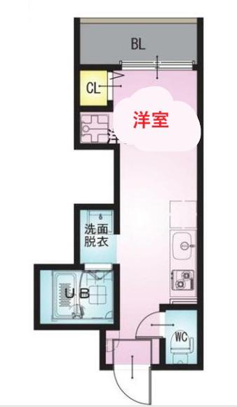 REGALEST 大森(ワンルーム/3階)の間取り写真