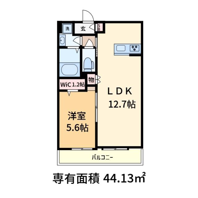 BELLE CASCADE AKABANE(1LDK/1階)の間取り写真