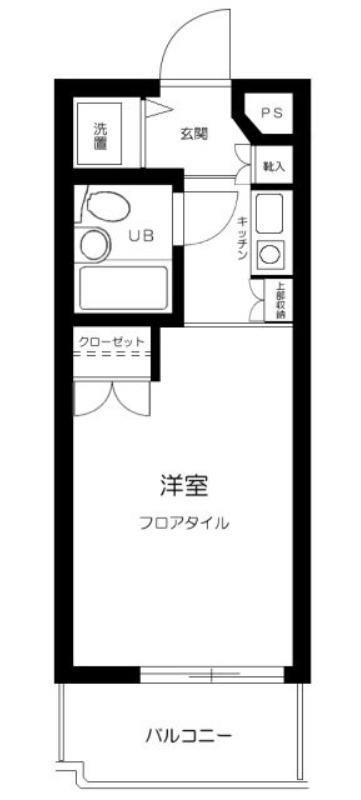 グラン蒲田(ワンルーム/1階)の間取り写真