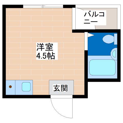 セラヴィ平野上町(ワンルーム/2階)の間取り写真