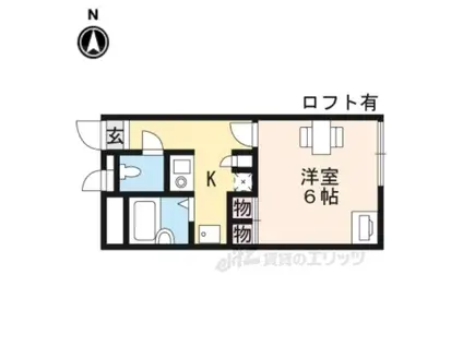 レオパレス エザーンスⅡ(1K/2階)の間取り写真