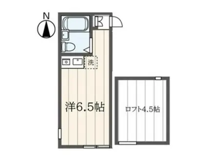 ユナイトステージ和田町壱番館(ワンルーム/1階)の間取り写真