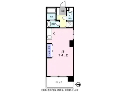 KDXレジデンス神宮前(ワンルーム/2階)の間取り写真