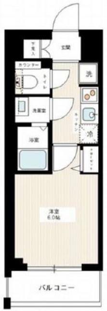 AZEST青砥(1K/15階)の間取り写真