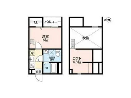 Y S SQUARE 中村公園ワイズスクエア(1K/1階)の間取り写真