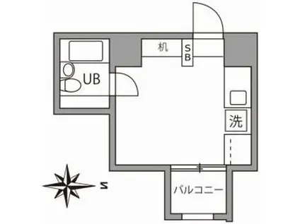 グランバリュー八王子北野(ワンルーム/5階)の間取り写真