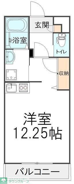 オアゾ桜台II(ワンルーム/3階)の間取り写真