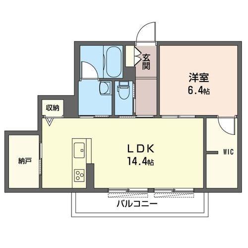 MH高津シャーメゾン(1LDK/2階)の間取り写真
