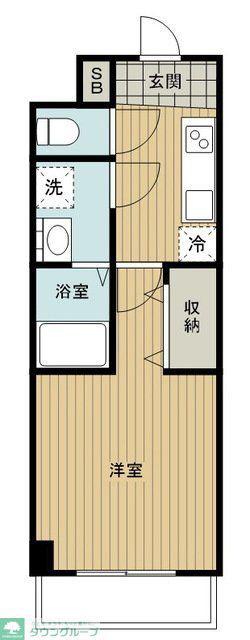 CREVISTA中板橋(1K/8階)の間取り写真