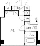 FLEG西麻布VIERGE フレッグ西麻布(ワンルーム/1階)の間取り写真