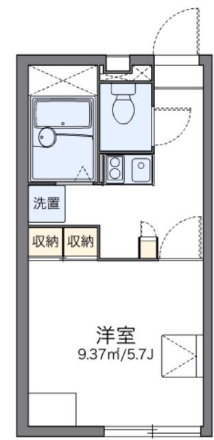 レオパレスカンタービレ(1K/2階)の間取り写真