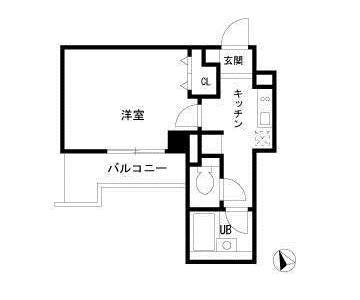 アルテール千石(1K/3階)の間取り写真