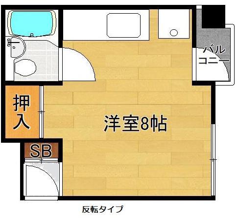 流町マンション(ワンルーム/3階)の間取り写真