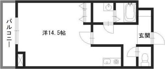 CAPITAL.I姫路(ワンルーム/5階)の間取り写真