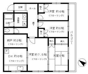 プライムホームズ132(3SLDK/3階)の間取り写真