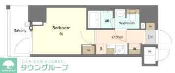 S-RESIDENCE松戸IRISE(1K/3階)の間取り写真