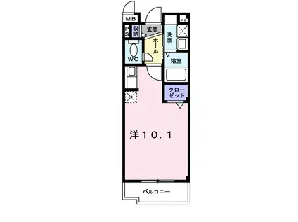 マリエージュ匠(ワンルーム/3階)の間取り写真