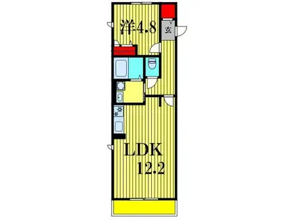 S・Y・HEIM(2LDK/3階)の間取り写真