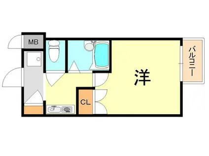 シティライフつかさ(1K/3階)の間取り写真