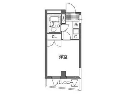グランバリュー久我山ー女性限定-(1K/4階)の間取り写真