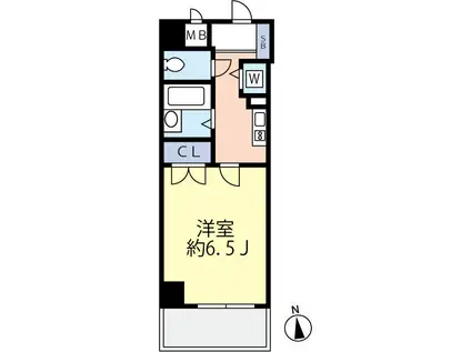 グランヴァン高田馬場(1K/3階)の間取り写真