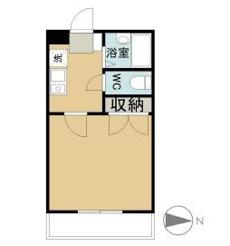 メゾン ルポB(1K/2階)の間取り写真