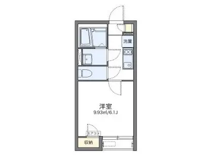 レオネクストMKルーチェ(1K/2階)の間取り写真