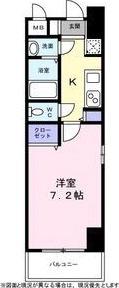 プラウランド小牧(1K/6階)の間取り写真