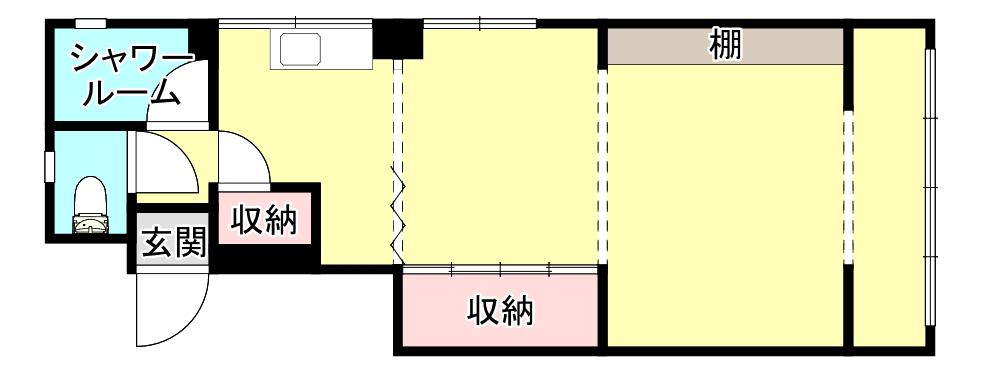 フジビル(1K/3階)の間取り写真