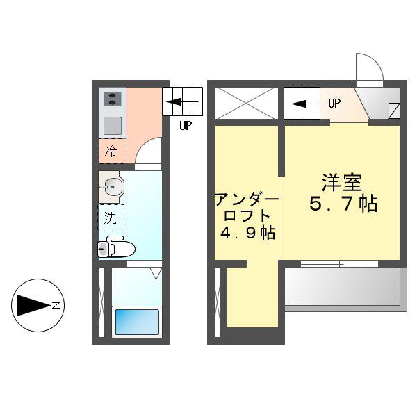 IRIS GARDEN (1SK/1階)の間取り写真