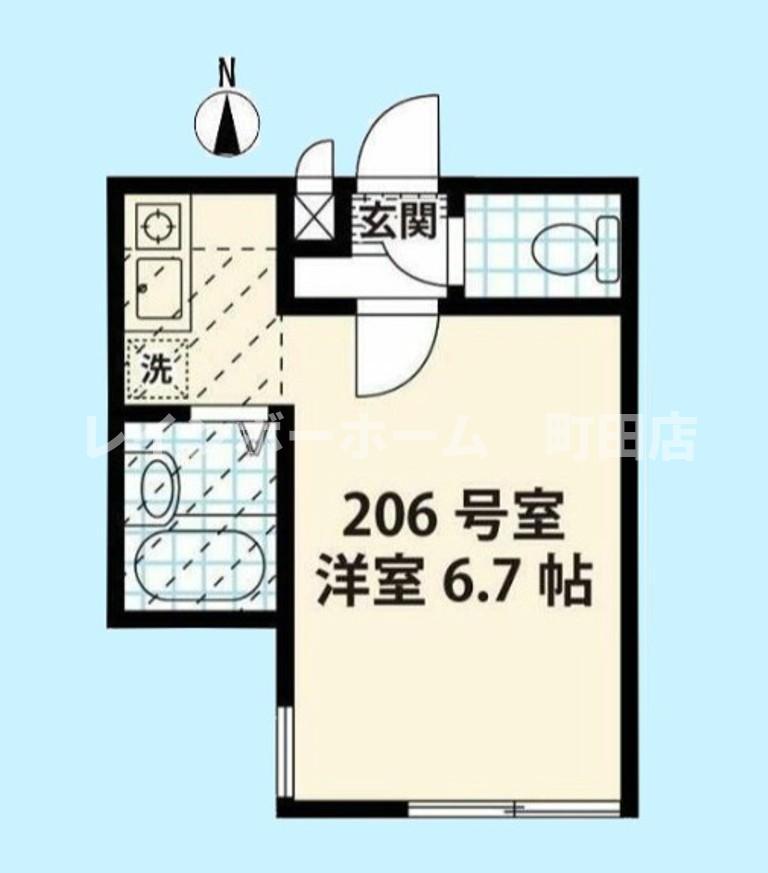 IVY HOME(1K/2階)の間取り写真