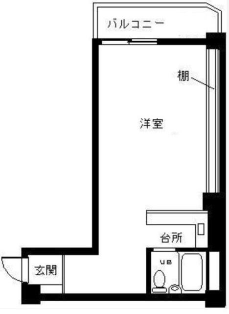 ベラビスタ信濃町(ワンルーム/3階)の間取り写真