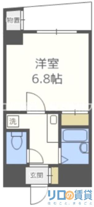 モンテ新大阪(1K/10階)の間取り写真