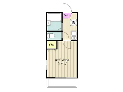 ア・メインレジデンス(1K/3階)の間取り写真