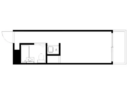 ヨコハマ ベイ ストロベリー インターナショナル(1K/3階)の間取り写真