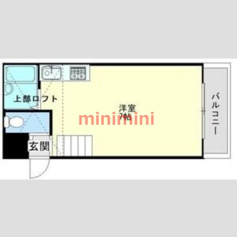 FKビル(ワンルーム/3階)の間取り写真
