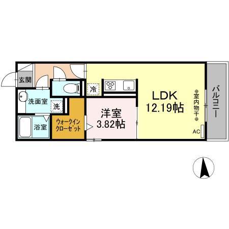 COTO.GRANSER(1LDK/3階)の間取り写真