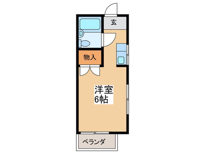 エミネントハイツ(ワンルーム/1階)の間取り写真