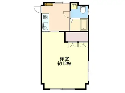 カキ・カーサライオンズ(1K/3階)の間取り写真