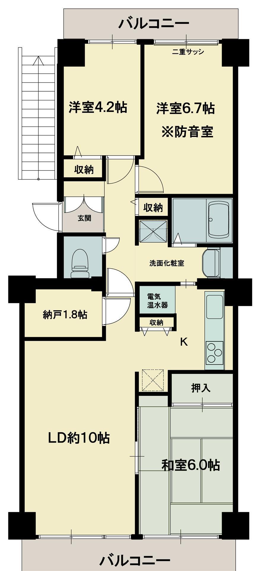 シーアイハイツ和光E棟(3SLDK/15階)の間取り写真