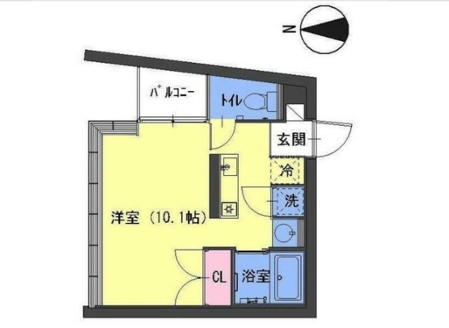 T-ステージ新栄(ワンルーム/2階)の間取り写真