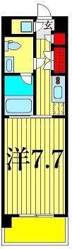 コンフォリア南砂町(1K/14階)の間取り写真