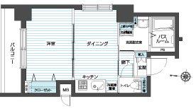 フェニックス方南町弐番館(1DK/3階)の間取り写真